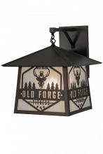 Meyda Green 167626 - 16"W Personalized Old Forge Fitness Hanging Wall Sconce