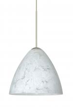 Besa Lighting 1XC-177919-SN-L - Besa Pendant Mia Satin Nickel Carrera 1x50W Halogen, 15Ft. Cord