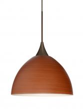 Besa Lighting 1XT-4679CH-LED-BR-L - Besa Pendant Brella Bronze Cherry 1x6W LED, 15Ft. Cord
