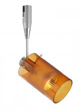 Besa Lighting RSP-6524EG-18-SN - Besa Spotlight With 18" Stem Scope Satin Nickel Armagnac/Frost 1x50W Halogen Mr16