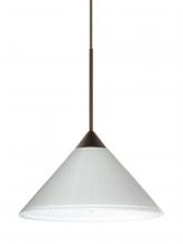 Besa Lighting RXP-282453-BR-L - Besa Pendant Kona Bronze White Starpoint 1x50W Halogen, 15Ft. Cord