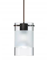 Besa Lighting RXP-6524EC-BR-L - Besa Pendant Scope Bronze Clear/Frost 1x50W Halogen Mr16, 15Ft. Cord