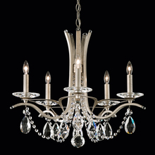 Schonbek 1870 VA8355N-48R - Vesca 5 Light 120V Chandelier in Antique Silver with Radiance Crystal