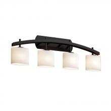 Justice Design Group FSN-8594-20-OPAL-DBRZ - Archway 4-Light Bath Bar