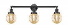Innovations Lighting 205-OB-G208-6 - Beacon - 3 Light - 30 inch - Oil Rubbed Bronze - Bath Vanity Light