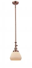 Innovations Lighting 206-AC-G171 - Fulton - 1 Light - 7 inch - Antique Copper - Stem Hung - Mini Pendant