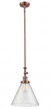 Innovations Lighting 206-AC-G44-L - Cone - 1 Light - 12 inch - Antique Copper - Stem Hung - Mini Pendant