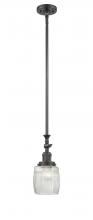 Innovations Lighting 206-OB-G302 - Colton - 1 Light - 6 inch - Oil Rubbed Bronze - Stem Hung - Adjustable Mini Pendant