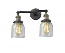 Innovations Lighting 208-BAB-G54 - Bell - 2 Light - 16 inch - Black Antique Brass - Bath Vanity Light