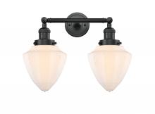 Innovations Lighting 208-BK-G661-7 - Bullet - 2 Light - 18 inch - Matte Black - Adjustable Bath Vanity Light