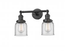 Innovations Lighting 208-OB-G52 - Bell - 2 Light - 16 inch - Oil Rubbed Bronze - Bath Vanity Light