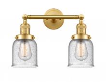 Innovations Lighting 208-SG-G54 - Bell - 2 Light - 16 inch - Satin Gold - Bath Vanity Light