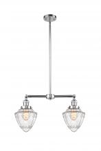 Innovations Lighting 209-PC-G664-7 - Bullet - 2 Light - 24 inch - Polished Chrome - Stem Hung - Adjustable Island Light