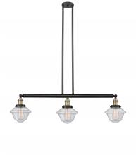 Innovations Lighting 213-BAB-G534 - Oxford - 3 Light - 40 inch - Black Antique Brass - Stem Hung - Adjustable Island Light