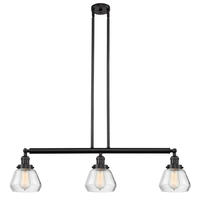 Innovations Lighting 213-OB-G172 - Fulton - 3 Light - 39 inch - Oil Rubbed Bronze - Stem Hung - Adjustable Island Light