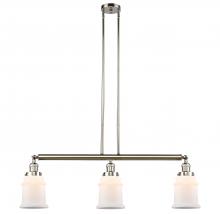 Innovations Lighting 213-PN-G181 - Canton - 3 Light - 39 inch - Polished Nickel - Stem Hung - Adjustable Island Light