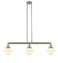Innovations Lighting 213-SN-G531 - Oxford - 3 Light - 40 inch - Brushed Satin Nickel - Stem Hung - Adjustable Island Light
