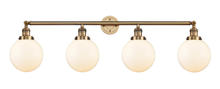 Innovations Lighting 215-BB-G201-8 - Beacon - 4 Light - 44 inch - Brushed Brass - Adjustable Bath Vanity Light