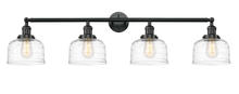 Innovations Lighting 215-BK-G713 - Bell - 4 Light - 44 inch - Matte Black - Adjustable Bath Vanity Light