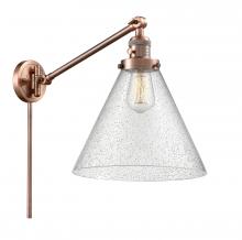 Innovations Lighting 237-AC-G44-L - Cone - 1 Light - 12 inch - Antique Copper - Swing Arm