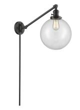 Innovations Lighting 237-OB-G202-10 - Beacon - 1 Light - 10 inch - Oil Rubbed Bronze - Swing Arm