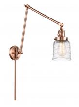Innovations Lighting 238-AC-G513 - Bell - 1 Light - 8 inch - Antique Copper - Swing Arm