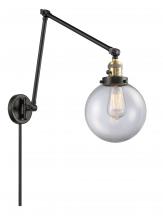 Innovations Lighting 238-BAB-G202-8 - Beacon - 1 Light - 8 inch - Black Antique Brass - Swing Arm