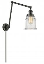 Innovations Lighting 238-OB-G184 - Canton - 1 Light - 6 inch - Oil Rubbed Bronze - Swing Arm