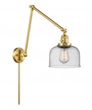 Innovations Lighting 238-SG-G74 - Bell - 1 Light - 8 inch - Satin Gold - Swing Arm