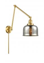 Innovations Lighting 238-SG-G78 - Bell - 1 Light - 8 inch - Satin Gold - Swing Arm