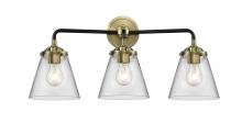 Innovations Lighting 284-3W-BAB-G62 - Cone - 3 Light - 24 inch - Black Antique Brass - Bath Vanity Light