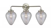 Innovations Lighting 284-3W-SN-G165 - Geneseo - 3 Light - 25 inch - Brushed Satin Nickel - Bath Vanity Light