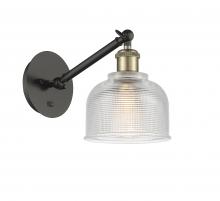 Innovations Lighting 317-1W-BAB-G412 - Dayton - 1 Light - 6 inch - Black Antique Brass - Sconce