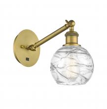 Innovations Lighting 317-1W-BB-G1213-6 - Athens Deco Swirl - 1 Light - 6 inch - Brushed Brass - Adjustable Sconce