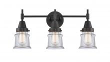 Innovations Lighting 447-3W-BK-G182S - Canton - 3 Light - 23 inch - Matte Black - Bath Vanity Light