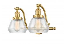 Innovations Lighting 515-2W-SG-G172 - Fulton - 2 Light - 18 inch - Satin Gold - Bath Vanity Light