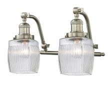 Innovations Lighting 515-2W-SN-G302 - Colton - 2 Light - 17 inch - Brushed Satin Nickel - Adjustable Bath Vanity Light