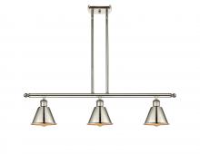 Innovations Lighting 516-3I-PN-M8 - Smithfield - 3 Light - 36 inch - Polished Nickel - Cord hung - Island Light