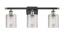 Innovations Lighting 516-3W-BAB-G112 - Cobbleskill - 3 Light - 25 inch - Black Antique Brass - Bath Vanity Light