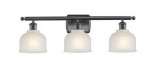 Innovations Lighting 516-3W-BK-G411 - Dayton - 3 Light - 26 inch - Matte Black - Bath Vanity Light