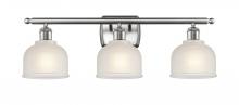Innovations Lighting 516-3W-SN-G411 - Dayton - 3 Light - 26 inch - Brushed Satin Nickel - Bath Vanity Light