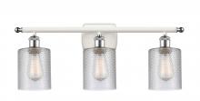 Innovations Lighting 516-3W-WPC-G112 - Cobbleskill - 3 Light - 25 inch - White Polished Chrome - Bath Vanity Light