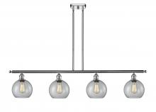 Innovations Lighting 516-4I-PC-G122 - Athens - 4 Light - 48 inch - Polished Chrome - Cord hung - Island Light