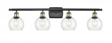 Innovations Lighting 516-4W-BAB-G122-6 - Athens - 4 Light - 36 inch - Black Antique Brass - Bath Vanity Light