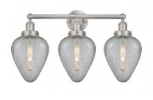 Innovations Lighting 616-3W-SN-G165 - Geneseo - 3 Light - 25 inch - Brushed Satin Nickel - Bath Vanity Light