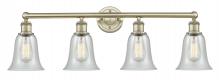 Innovations Lighting 616-4W-AB-G2812 - Hanover - 4 Light - 33 inch - Antique Brass - Bath Vanity Light