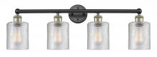 Innovations Lighting 616-4W-BAB-G112 - Cobbleskill - 4 Light - 32 inch - Black Antique Brass - Bath Vanity Light