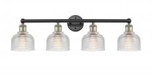 Innovations Lighting 616-4W-BAB-G412 - Dayton - 4 Light - 33 inch - Black Antique Brass - Bath Vanity Light