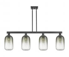 Innovations Lighting 716-4I-BK-G482-7SL - Brookhaven Cloche - 4 Light - 48 inch - Matte Black - Cord hung - Island Light
