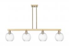 Innovations Lighting 716-4I-CB-G458-7CL - Preston - 4 Light - 48 inch - Champagne Bronze - Cord hung - Island Light